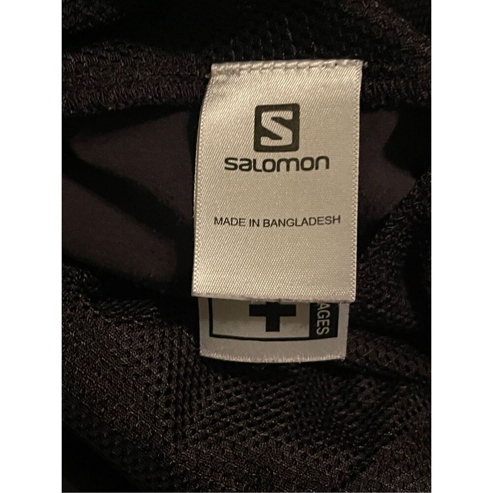Salomon Mens Black For Advanced Skin Dry Warm Softshell Ski Pants Size 40 - Picture 11 of 16